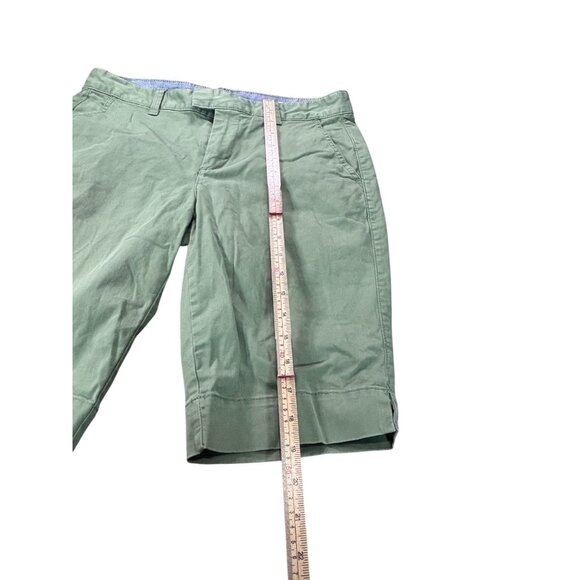 Gap Womens Bermuda Shorts Size 4 Green Casual Summer Wear - Picture 5 of 9